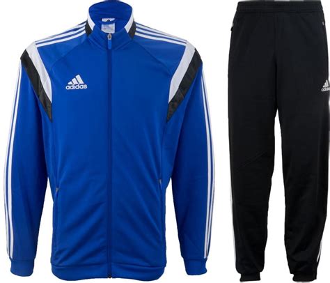 blauwe adidas trainingspak|adidas trainingspakken.